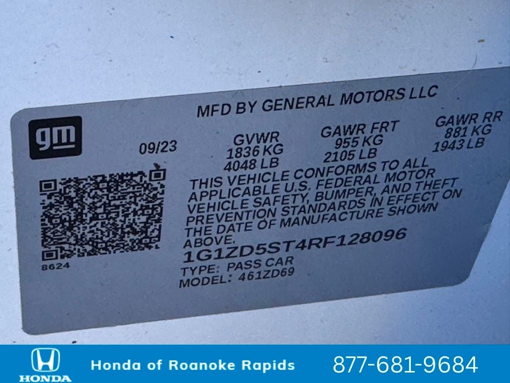 2024 Chevrolet Malibu LT 1LT