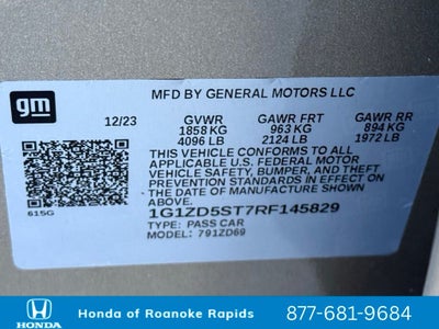 2024 Chevrolet Malibu LT 1LT