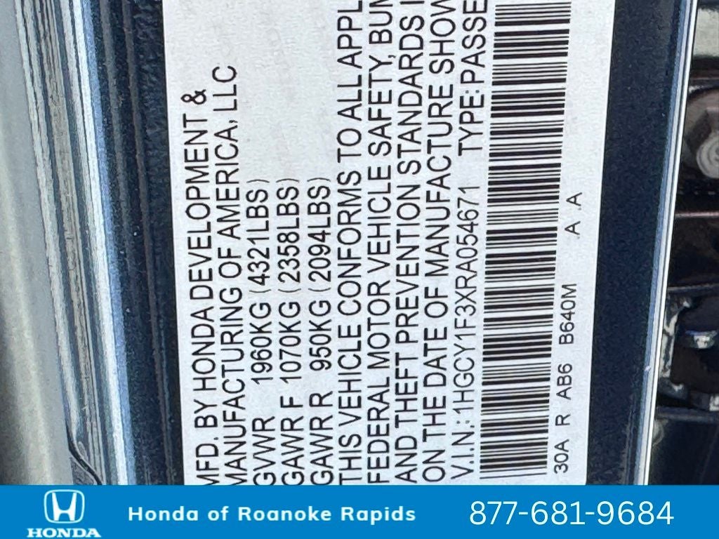 2024 Honda Accord EX