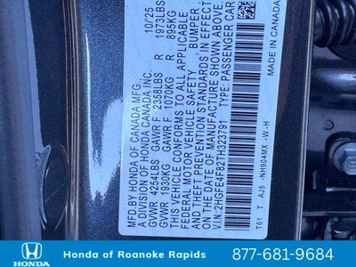 2026 Honda Civic Hybrid Sport Touring