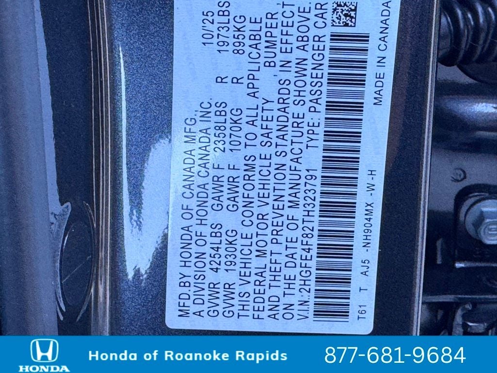 2026 Honda Civic Hybrid Sport Touring