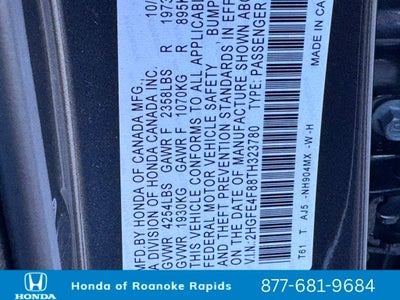 2026 Honda Civic Hybrid Sport Touring