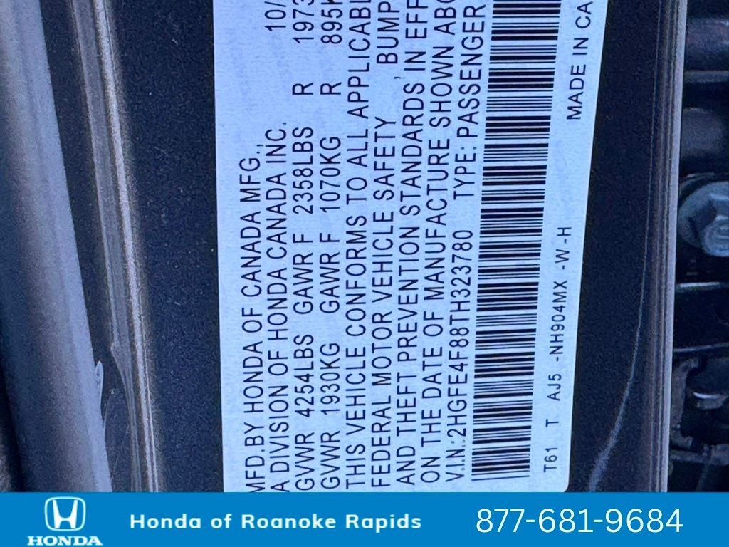 2026 Honda Civic Hybrid Sport Touring