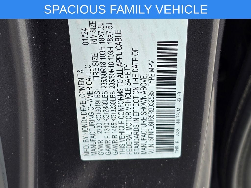 2024 Honda Odyssey EX-L