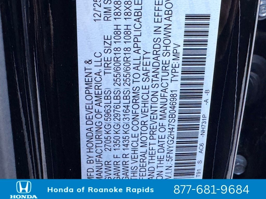 2025 Honda Pilot EX-L