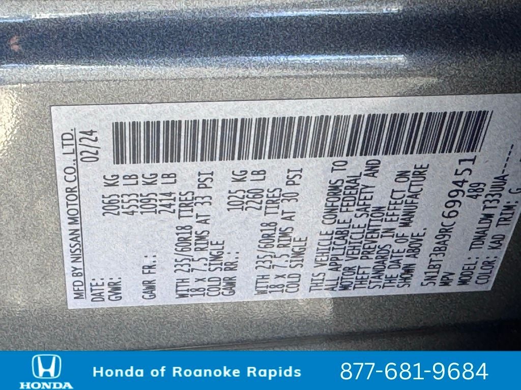 2024 Nissan Rogue SV