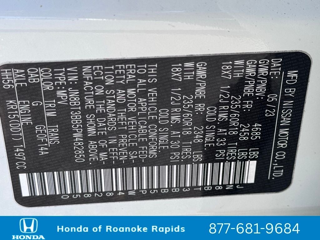 2023 Nissan Rogue SV